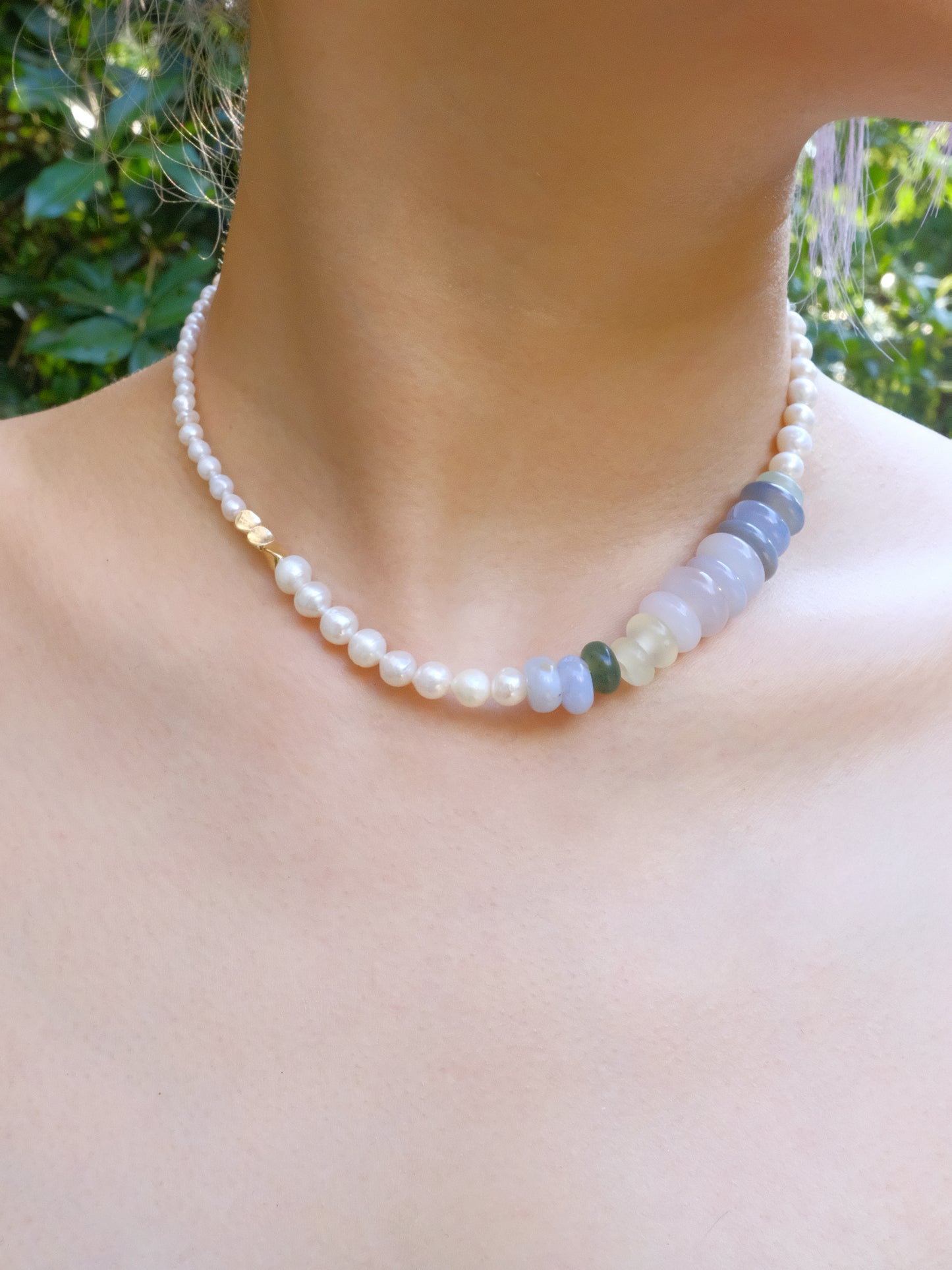 Desolate Healing Style Baroque Pearl Necklace